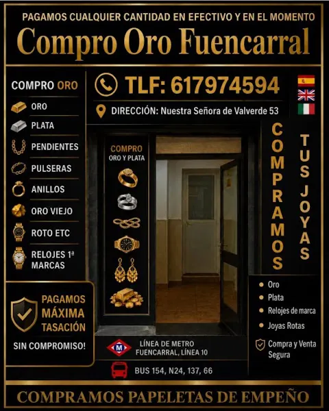 Compro oro Fuencarral