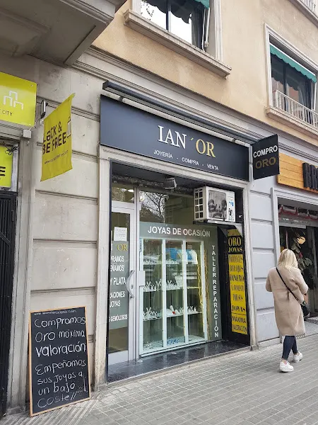 Joyería IAN'OR Barcelona. Compro Oro - Taller de reparación joyas y relojes - Venta joyas
