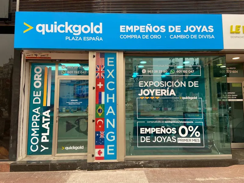 Quickgold Valencia (Plaza España) - Compro Oro | Casa de Cambio - Comerciante de oro en Valencia - foto 2