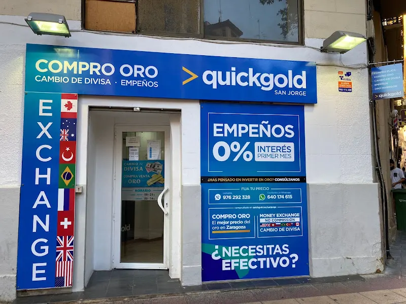 Quickgold Zaragoza (San Jorge) - Compro Oro | Casa de Cambio - Oficina de cambio de divisas en Zaragoza - foto 2