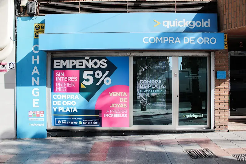 Quickgold Alicante (Alfonso el Sabio) - Compro Oro | Casa de Cambio en Alicante