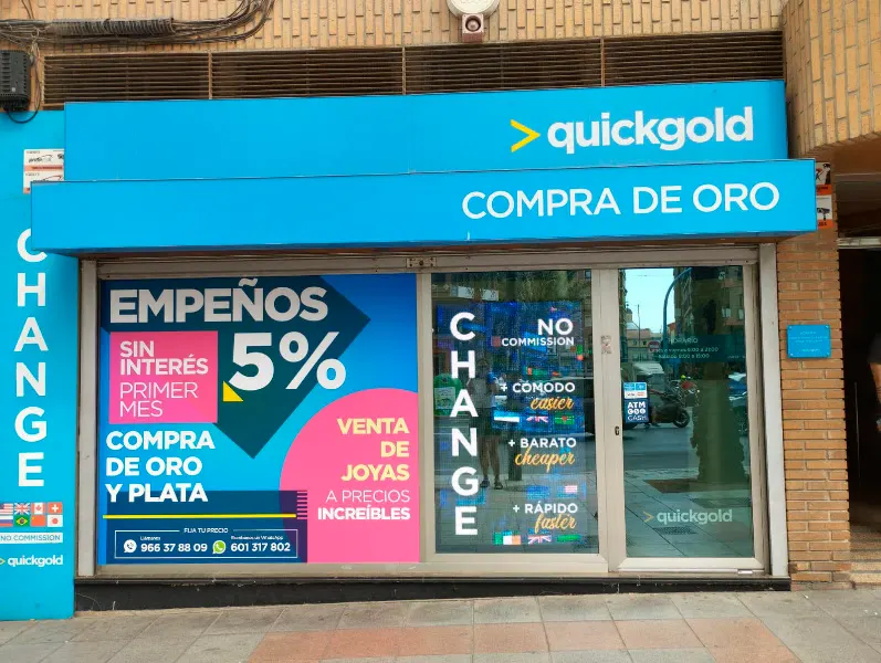 Quickgold Alicante (Alfonso el Sabio) - Compro Oro | Casa de Cambio - Comerciante de oro en Alicante - foto 2