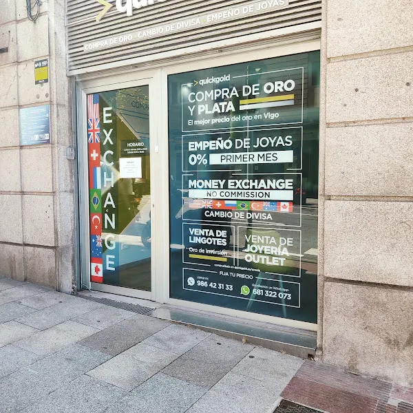 Quickgold Vigo (Urzaiz) - Compro Oro | Casa de Cambio - Vigo
