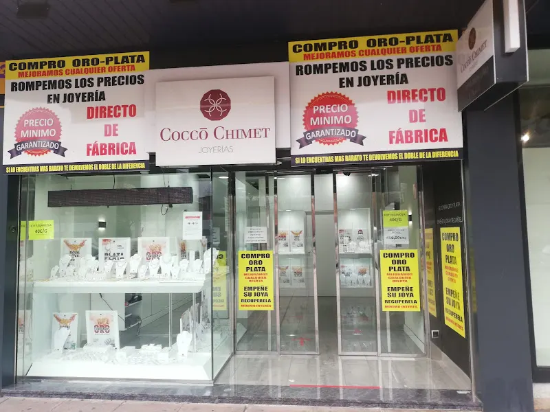 Cocco Chimet Fuenlabrada 2 - Compro Oro y Plata - Compraventa de Joyas con opción a recompra - Joyería