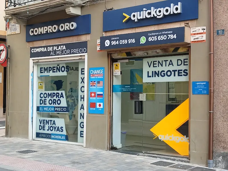 Quickgold Castellón - Compro Oro | Casa de Cambio