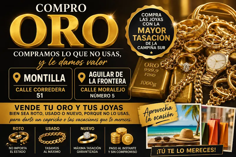 Compro oro Montilla - Montilla